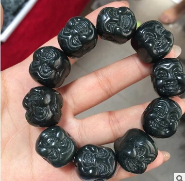 1101+++ Синьцзян Hetian Камень Натуральный рука на голову