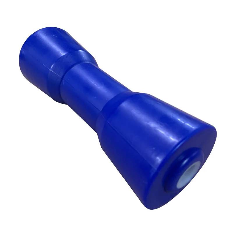 EgoTrailer 1pc Boat Trailer Keel Roller 8" Blue Hard Plastic PE 200mm Self Centering trailer accessories parts