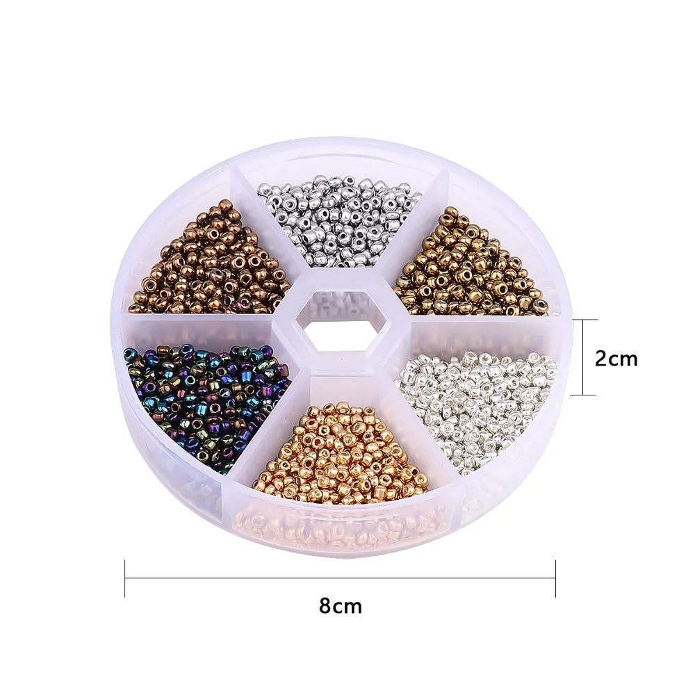 3mm Tschechische Kristall Glas Seed Perlen Gürtel Box Alphabet Perlen Set Für Schmuck Machen DIY Armband Ringe Zubehör Schmuck kit – Detail 6