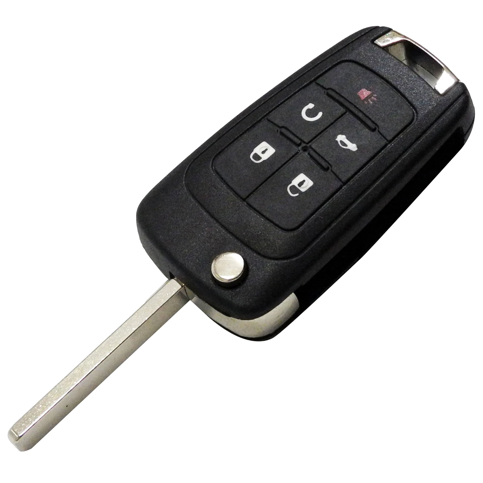 Jingyuqin 15 шт. откидной складной чехол для дистанционного ключа для OPEL VAUXHALL Astra J Corsa E Insignia Zafira C 2009-2013 чехол для автомобильного ключа - Количество кнопок: 5 Button
