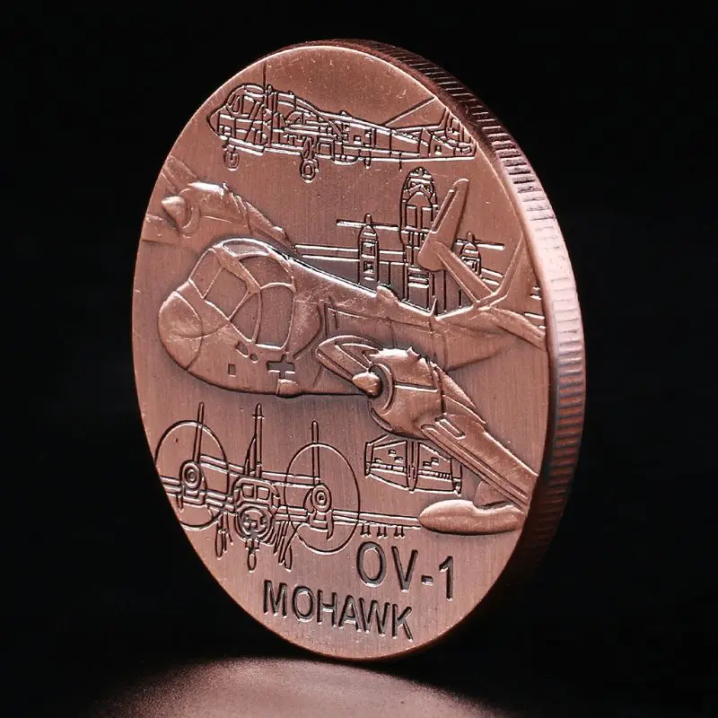 OV-1 Mohawk транспорт самолет Памятная коллекция монет подарок сувенир