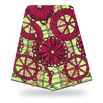 

High Quality African Wax Print Fabric Nigeria Ankara wax For Sewing Dress Pagne Africain 2019 New Arrival tissus 100% Cotton