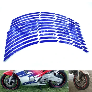 

17"18"19"Universal 16 Car Motorcycle Tire Sticker Reflective Rim Tape Decal for Yamaha R1 R6 R125 R15 FZ16 FZ1 MT09 MT07 FZ6 FZ8
