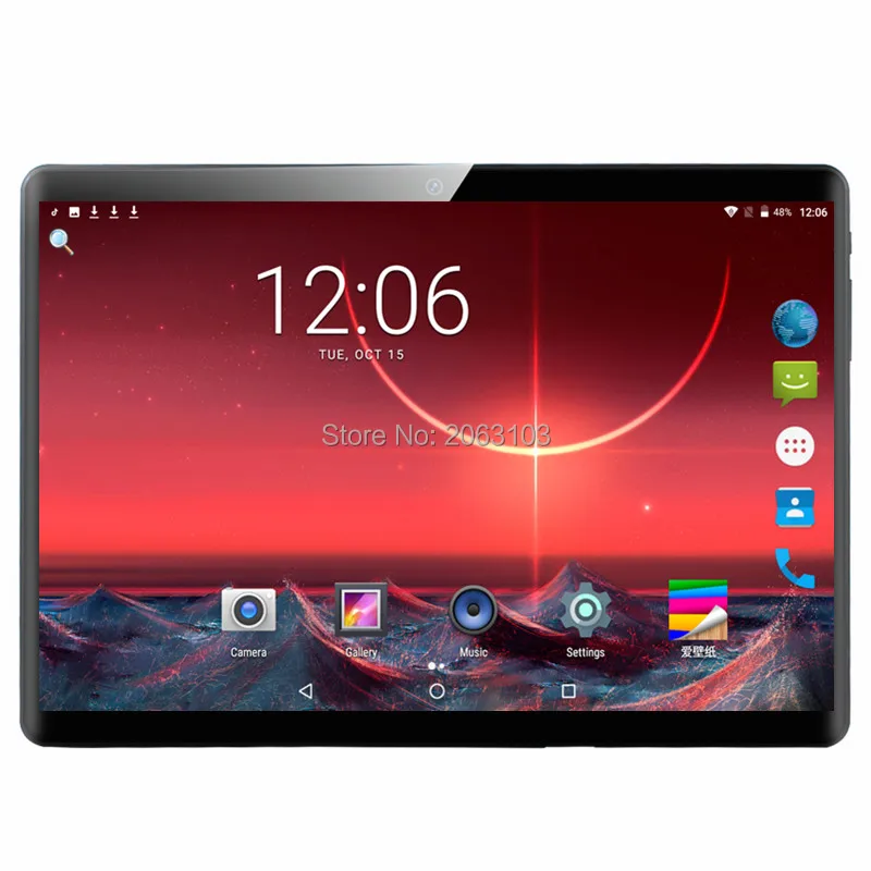 

Google Play 10 inch Tablet Android 9.0 Deca Core SIM 3G 4G LTE WIFI GPS IPS 2.5D Tempered Glass Screen RAM 6G 64GB Tablet PC