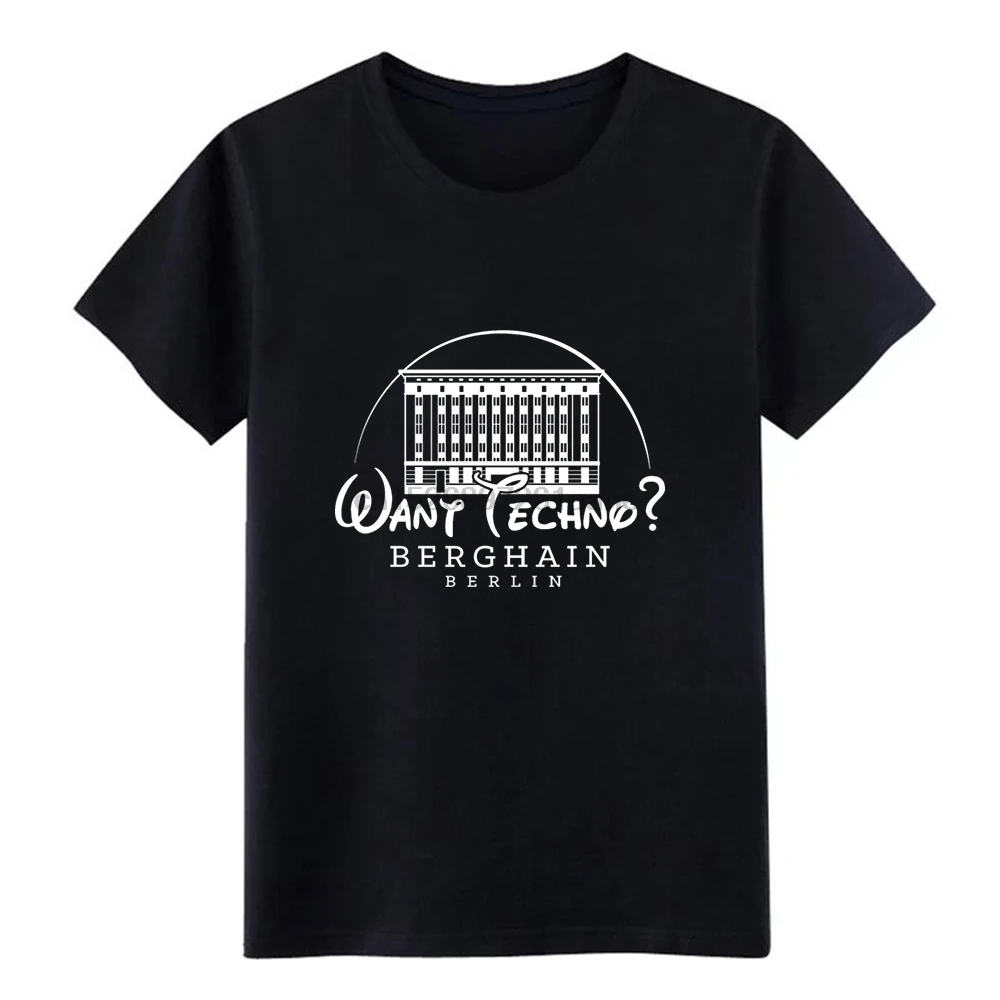 

Want Techno T Shirt Designing Tee Shirt S-Xxxl Letter Interesting Humor Spring Normal Shirt