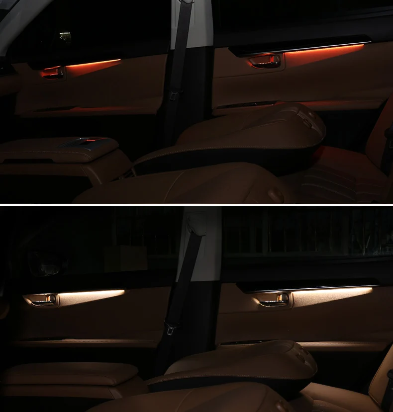 Lsrtw2017 для Lexus Es ES200 ES250 ES300h двери автомобиля атмосфера светильник Decorarive интерьер молдинги аксессуары 2012