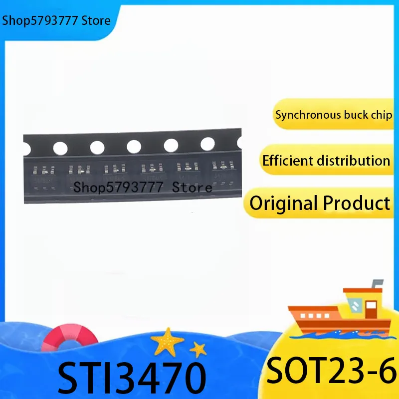 50PCS-500PCS Brand new original authentic STI3470 SOT23-6 code: S47 voltage regulator and step-down chip | Электроника