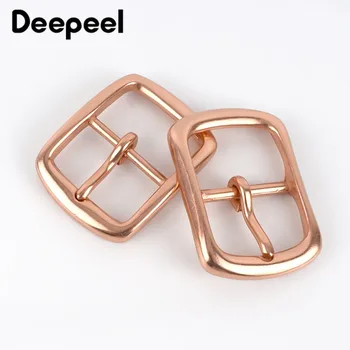 

Deepeel 1pc 40mm Copper Men's Belt Buckle Head DIY Leather Craft Jeans Trousers Casual Garment Decoration for 38-39mm Belt YK012