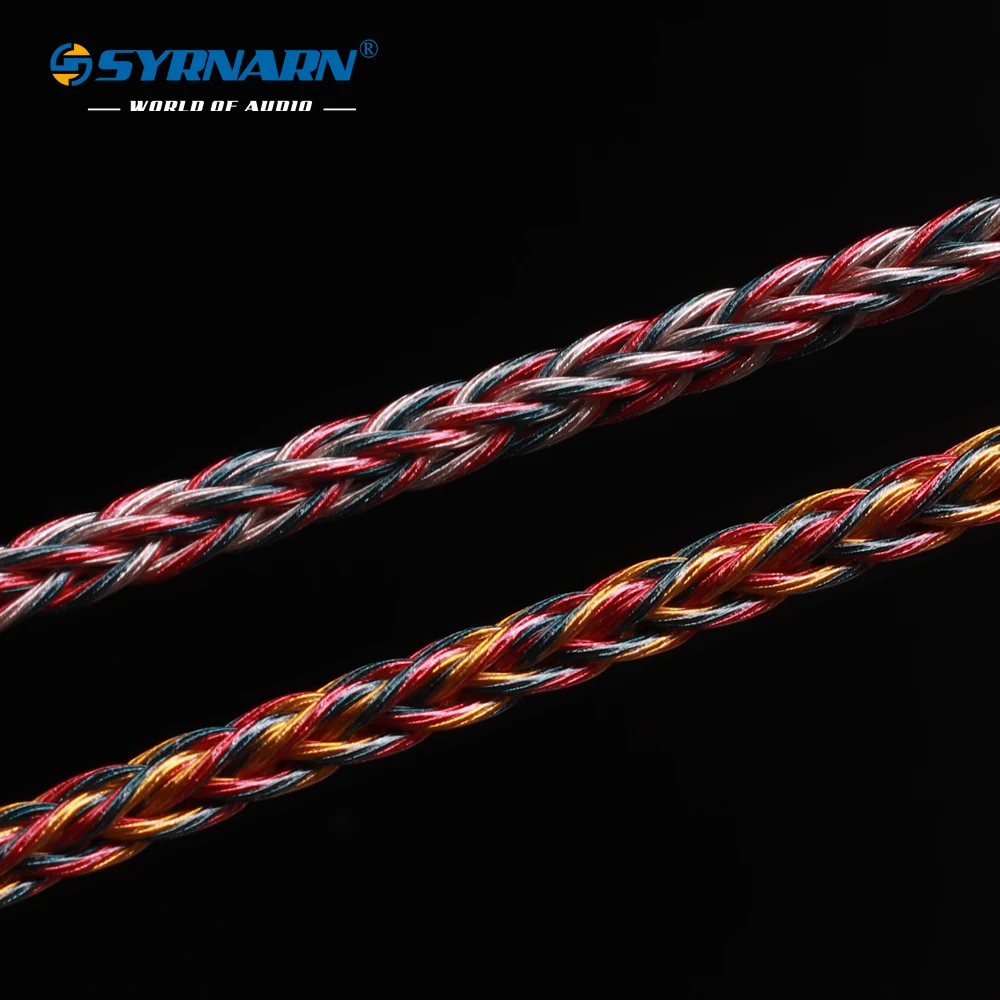 SYRNARN-8  ݻ  ȥ Ƽ ÷ HiFi  ׷̵  ̺, DIY ߿ 792 ھ OD: 4.8mm  ̺