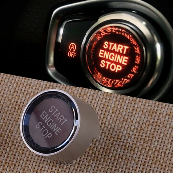 

CITALL Car Ignition Engine Start Stop Switch Button Cover Crystal Style fit for BMW 1 2 3 4 5 6 Series X1 X3 X4 X5 X6