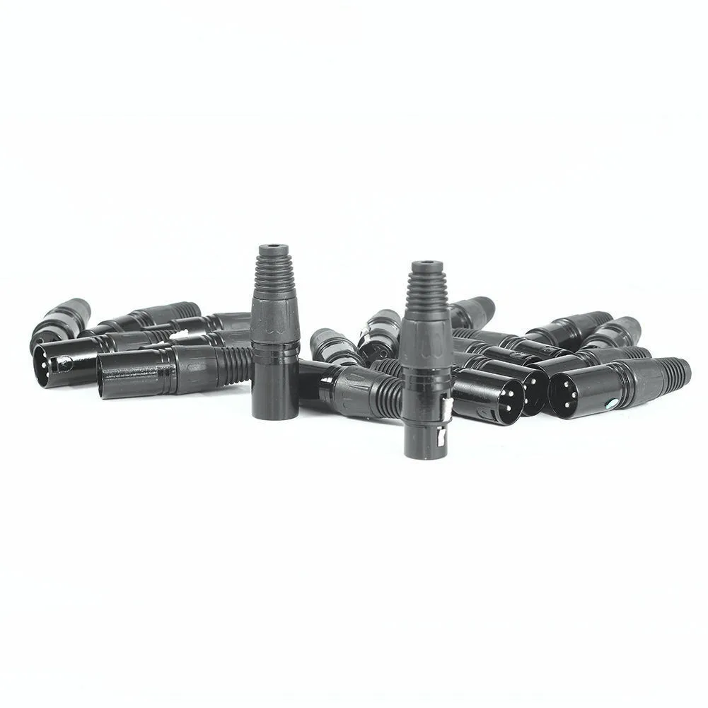 10 pairs pcs xlr dmx 3 pinos 01