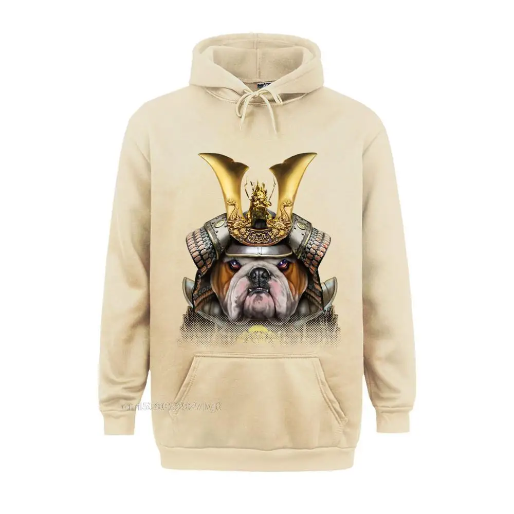 Casual T Shirts Party Short Sleeve Fitted Crewneck 100% Cotton Fabric Tops Tees Classic Top T-shirts for Students NEW YEAR DAY English Bulldog Warrior wearing Japanese Samurai Armor Premium T-Shirt_318 hakqi