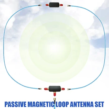 

1Set Portable Passive Magnetic Loop Antenna for HF and VHF Loop Antenna Radio TV Broadcast Equipments
