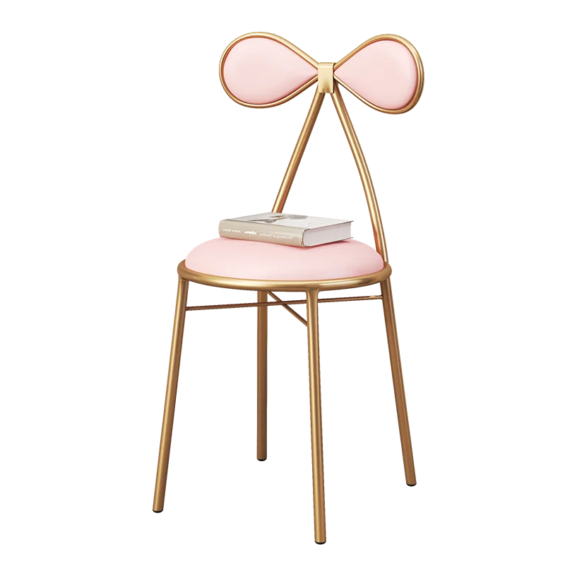 Nordic Dining Chair Ins Stool Light Luxury Bar Counter Dressing Household Photograph Makeup Restaurant |