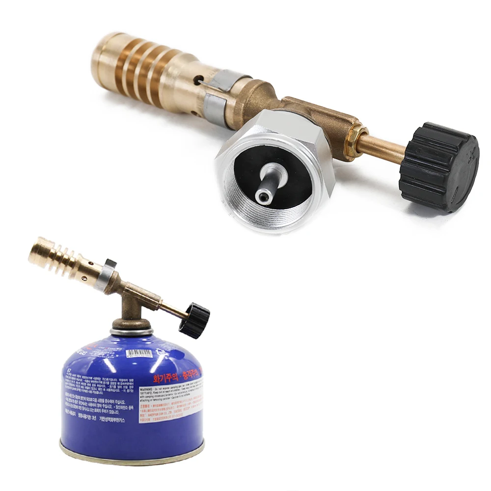 

New Multifunctional Thawing Copper Lightweight High Temperature Heating Camping Burner MAPP Gas Torch Copper Fire Flame Device T