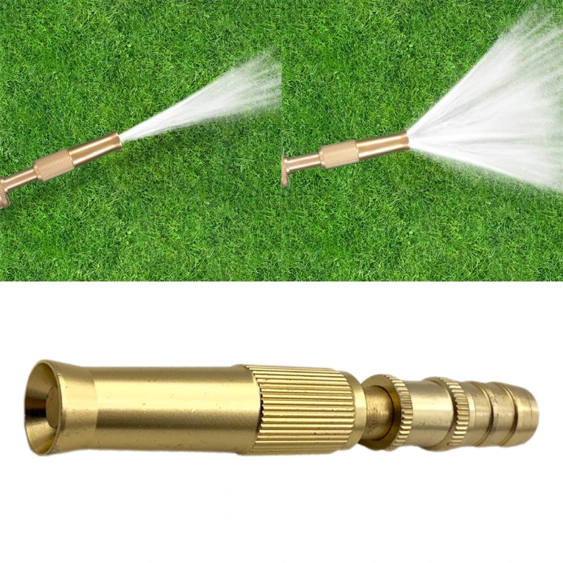 16mm Quick Connector Brass Hose Nozzle Pressure Sprayer for Garden Hose