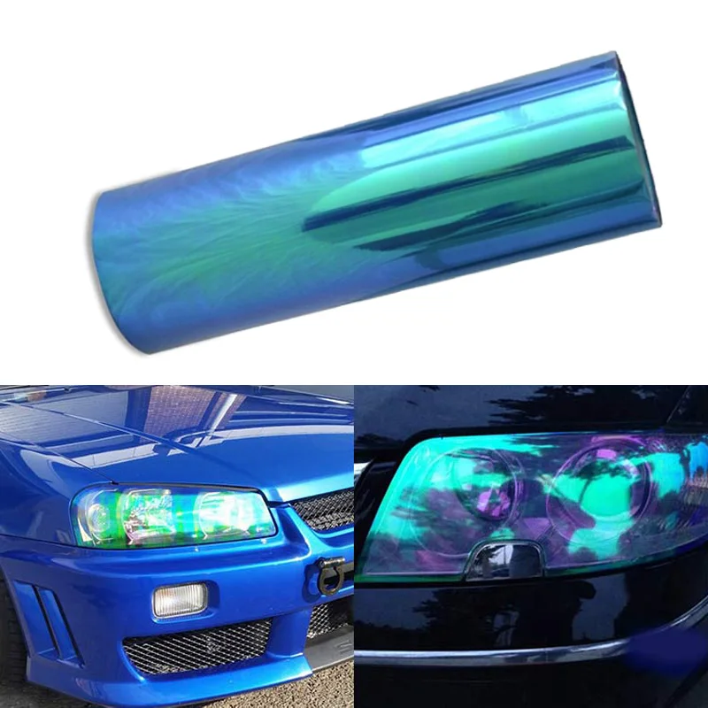 120x30cm Vehicle Chameleon Vinyl Tint Foil Film Sheet Sticker Decal for