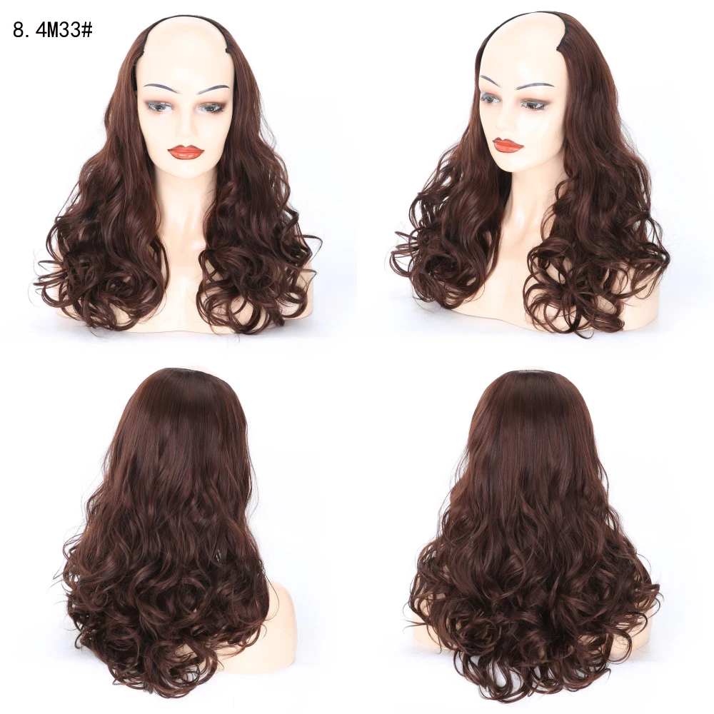 perucas marrons resistente ao calor sintético falso cabelo