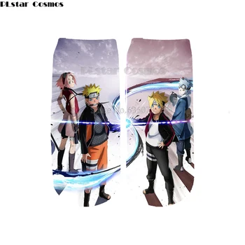 

PLstar Cosmos Naruto fashion 3D Printed Women/men/boy/girl Harajuku Colorful casual Short Ankle Socks Style-2 dropshipping