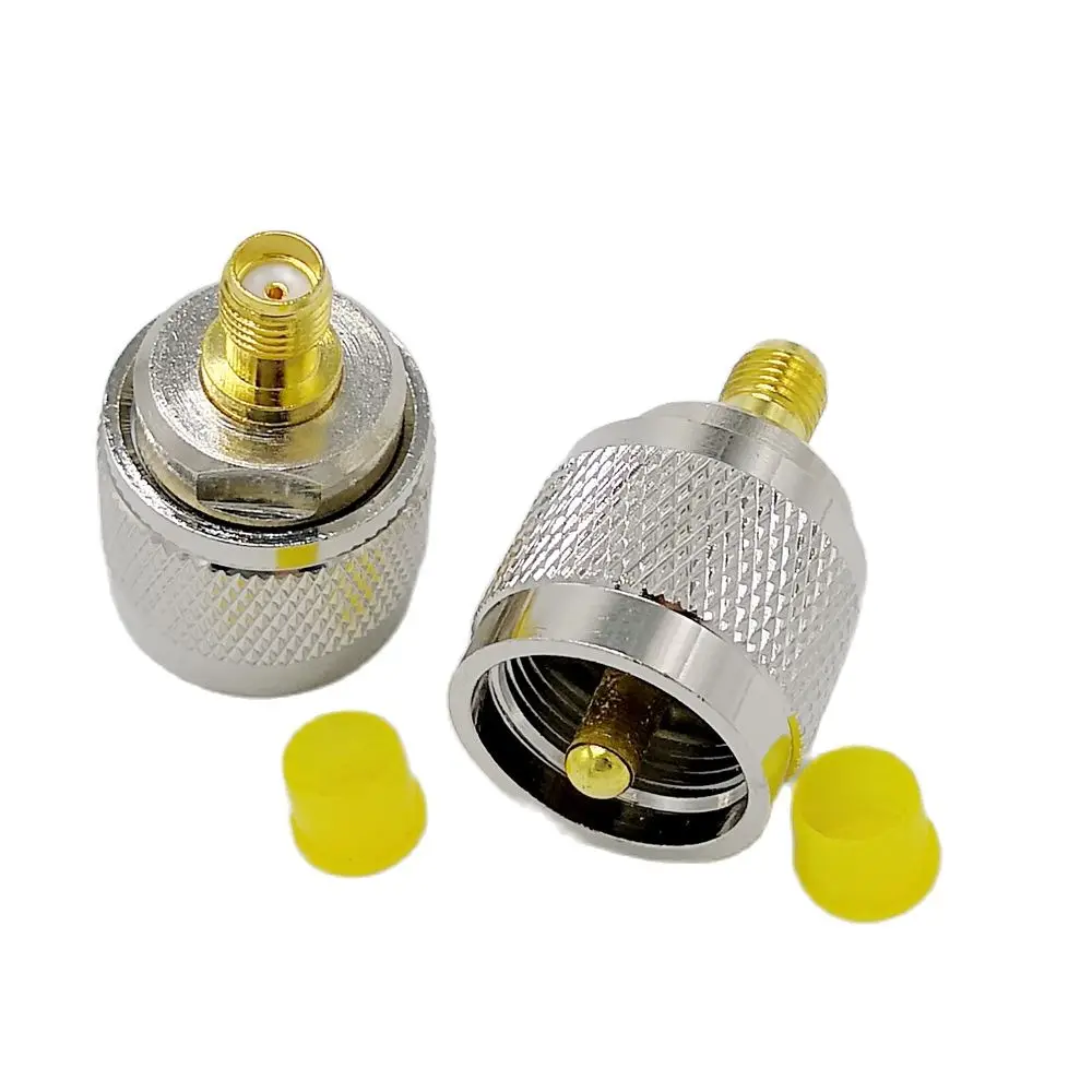 Pl259 To Sma Walkie Talkie Radio Connector Sma To Uhf Rf Connector Rf Coaxial Connector 4pcs/lot