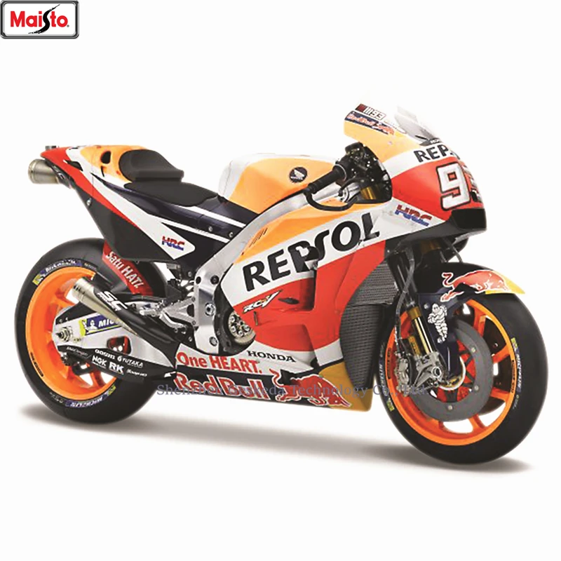 Оригинальная Авторизованная Модель гоночного автомобиля Maisto 1:18 Honda 2018 Champion 93 из сплава|Наземный транспорт| |
