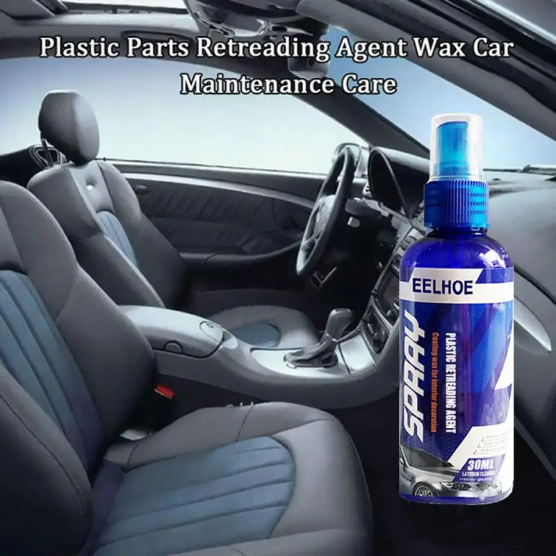 

Auto Interior Leather Seats Plastic Detergent Refresher Cleaner Paint Care Wax Agent 30ML Car Accessries Care Supplies Tools