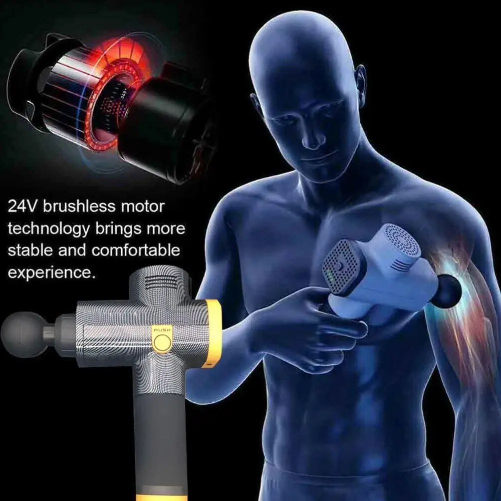 Deep Muscle Massage Gun Therapy Body Massager Electronic Muscle Massage Device Therapy Body Massage Relaxation Device