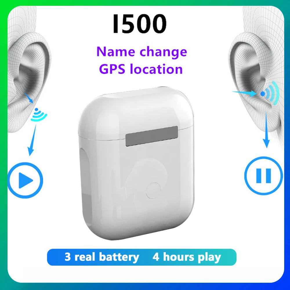 Новинка TWS Bluetooth I500 гарнитура наушники 6D сабвуфер Android PK I30 I90 I000 Pro телефоны |