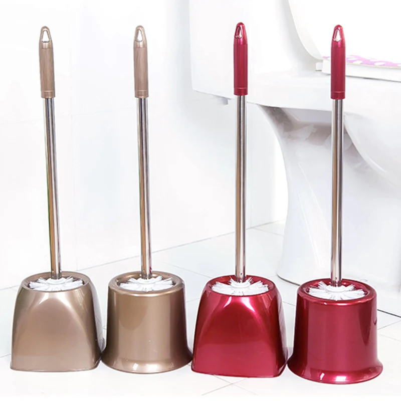 Toilet Brush No Dead Angle Brush Long Handle Soft Hair Free Punching Household Toilet Cleaning DTT88