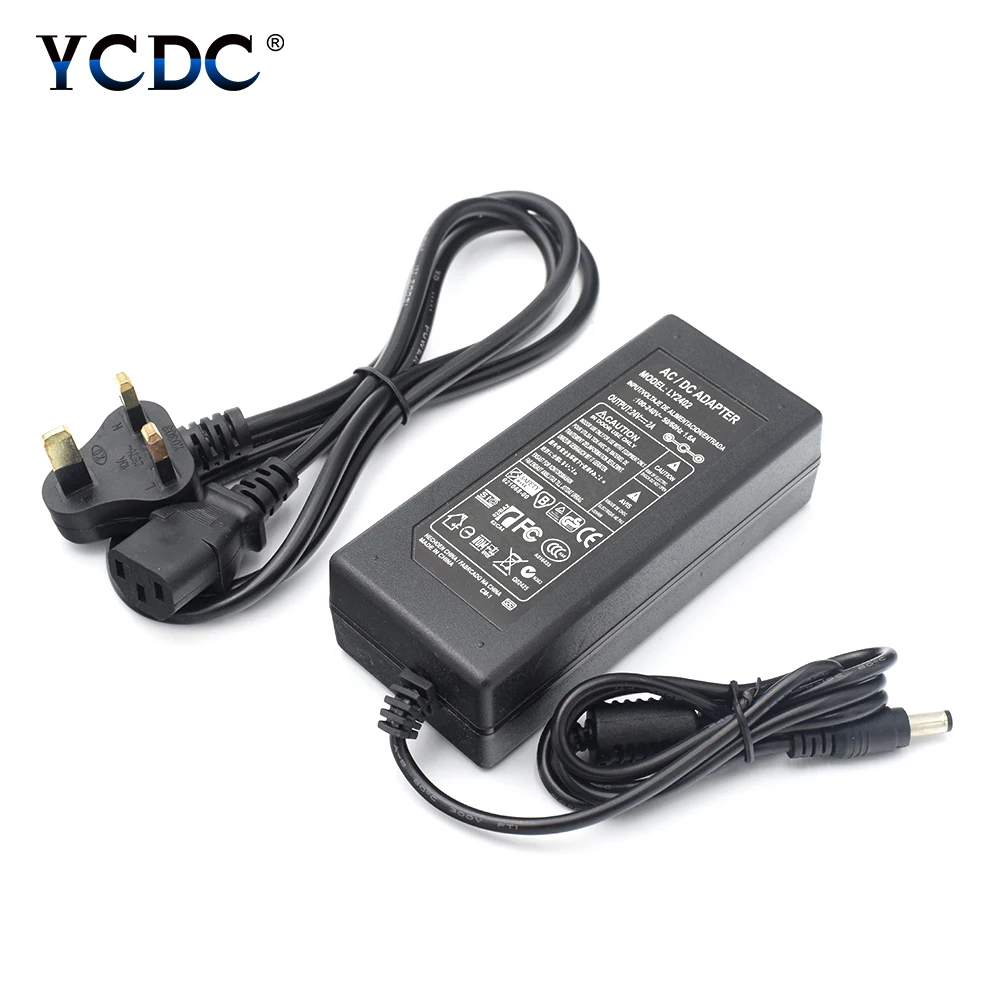 AC 100 V-240 V DC/DC 24V 2A Питание адаптер Зарядное устройство US/EU/UK/AU вилка защита от короткого замыкания защита безопасный стабильный конвертер