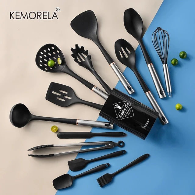 Kitchen Utensil Set 14pcs Silicone Cooking Kitchen Utensils Set