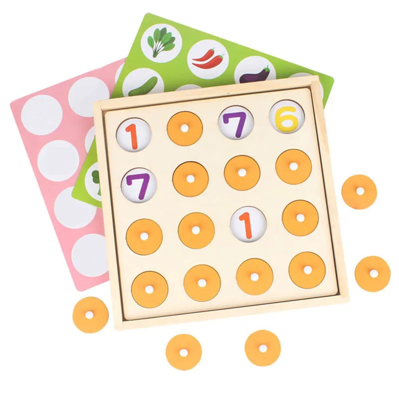 Children's educational toys Sorting Toys for Toddlers Matching Game Color Sorting Preschool Learning Toys juguetes #4O21 (16)