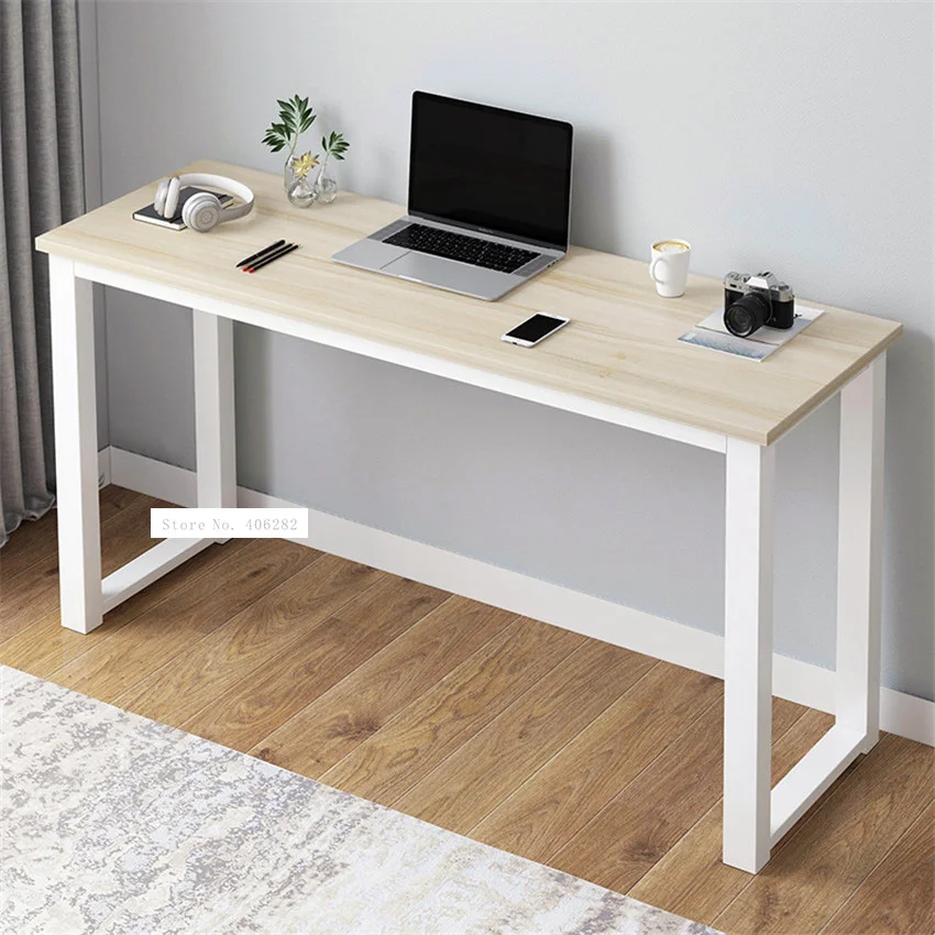 B2783 80/100/120/140cm Modern Manmade Board Steel Frame Office Computer Table Household Economical Large Desktop Study Desk american football wristband basketball coaching board study multifunctional polyester quarterback play