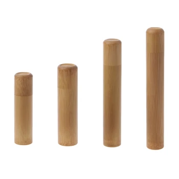 

Bamboo Tube Tea Box Airtight Small Container Spices Storage Jar With Lid 4 Size