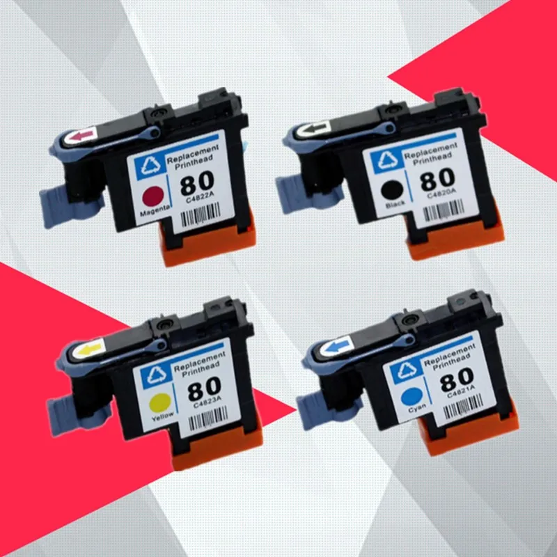 Compatible C4820A C4821A C4822A C4823A printhead for HP80 Designjet 1000 1050c 1055 Ink Cartridge print Head hp 80 | Компьютеры и офис