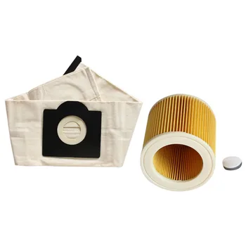 

Replacement Hepa Filter Dust Filter Bag for Karcher WD2250 A2004 A2054 MV2 MV3 Vacuum Cleaner Parts Accessories