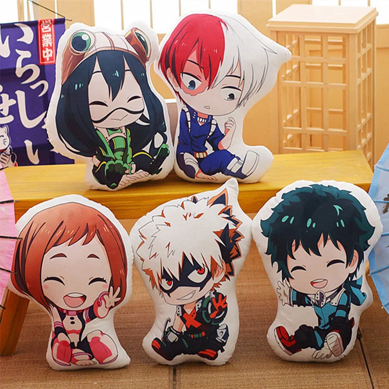 Плюшевая кукла My Hero Academia Kaisen для косплея мидория изюку бакугу Тодороки шото