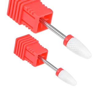

uxcell Ceramic Nail Drill Bits 3/32 Inch Electric Nails File for Manicure Pedicure LL41-2pcs