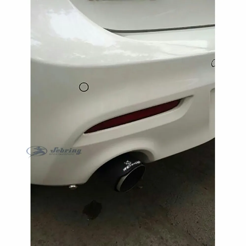 1pcs fibre for RUMES Stainless steel Universal Automobile exhaust pipe Muffler Car accessories modification passat performance