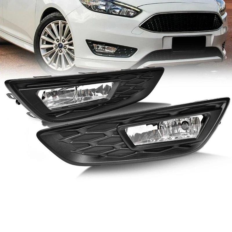 Передний бампер решетка вождения противотуманный светильник s для Ford Focus- DRL водительский светильник украшение рамы