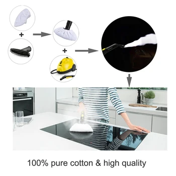 

Muli-Purpose Universal Steam Cleaning Kit For Karcher 2863215 2.863-215.0 SC1 Attachment
