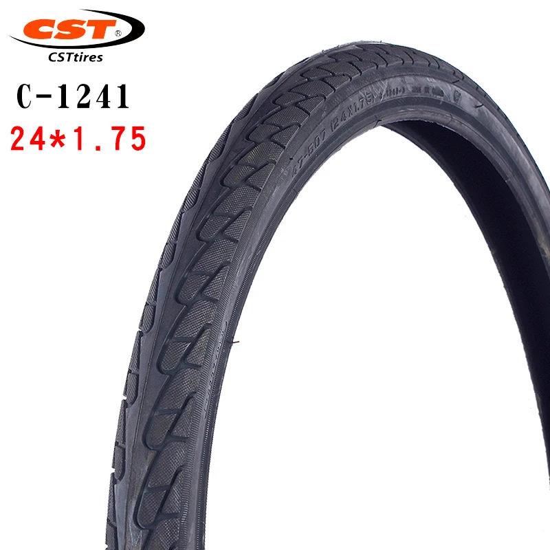 CST-Antiskid Mountain Bike Tires, Steel Wire Tire, Wear Resistant Bicycle Tire, 24 ", 24x1.75, C1241, C1241