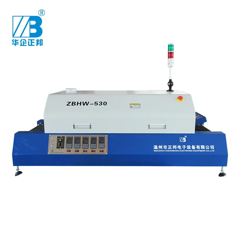 Бессвинцовая паяльная машина светодиодный SMT 5 zone reflow духовка