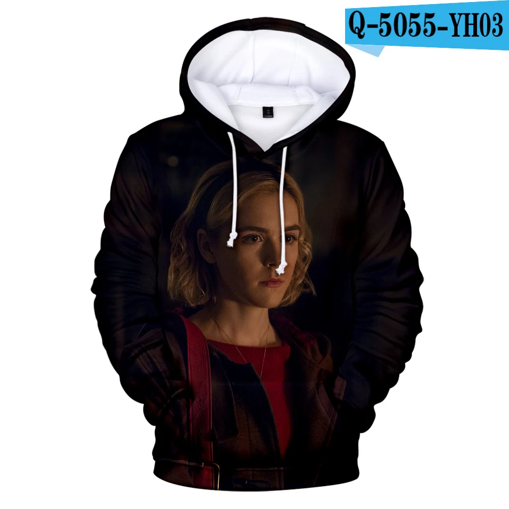 Sabrina/модные толстовки с капюшоном с 3D принтом; Повседневные Удобные толстовки в стиле хип-хоп для родителей и детей; пуловеры для детей; сезон осень-зима - Цвет: Q5055