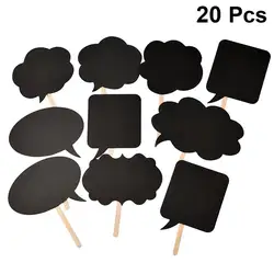 Accessoires Photo adorables, 2 ensembles/20 pièces, accessoires Photo utiles pour fête d'anniversaire et de mariage, décoration bricolage pour fête de remise de diplôme, photographie 