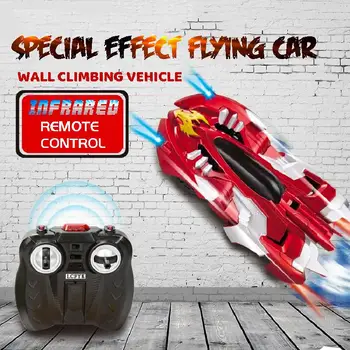 

Electric Remote Control Wall Climbing Car Remote Control Car Climbing Drift Stunt 360 Degree Usb Cycle Charging Toy Car