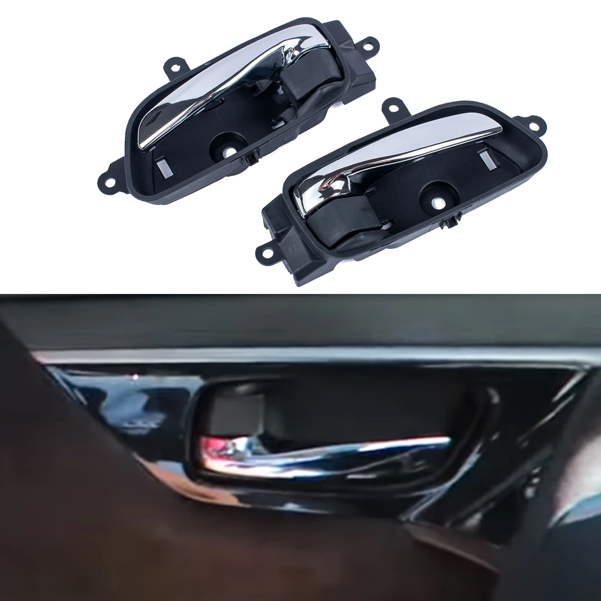 

2pcs Car Door Handles For Nissan Murano 2015-20170D Car Interior Decoration Replace Auto Interior Door Handle Auto Parts