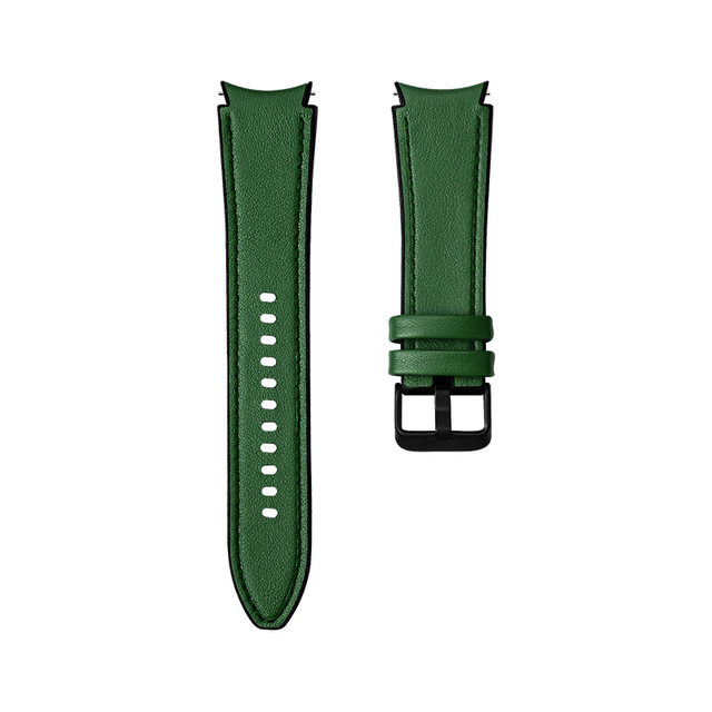 Silicone Curved end Strap For Samsung Galaxy Watch 4 Classic 46mm 42mm/Galaxy Watch4 44mm 40mm Replacement Wrist Band
