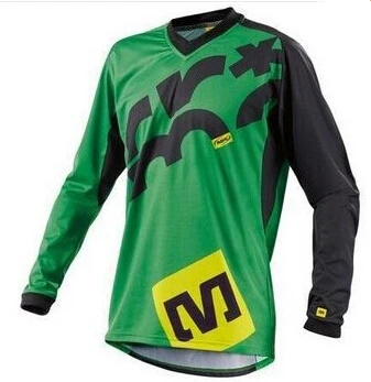 Pro с длинным рукавом Велоспорт Джерси Ретро MTB MX DH топы для мужчин горный велосипед футболка горные одежда велосипед Мотокросс Эндуро одежда - Цвет: color 4