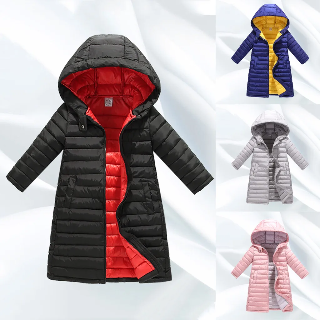 Одежда для маленьких девочек; зимнее пальто для девочек; зимнее пальто с длинными рукавами в стиле пэчворк; Z4